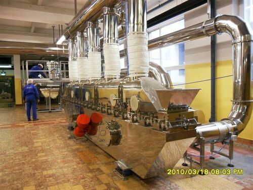 mais recente caso da empresa sobre Aplicação de Secador de Leito Fluidizado Vibratório para Secagem Contínua de Grânulos na Áustria