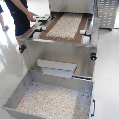 máquina de secagem contínua da micro-ondas do secador da correia da alga do marisco do camarão 30kw