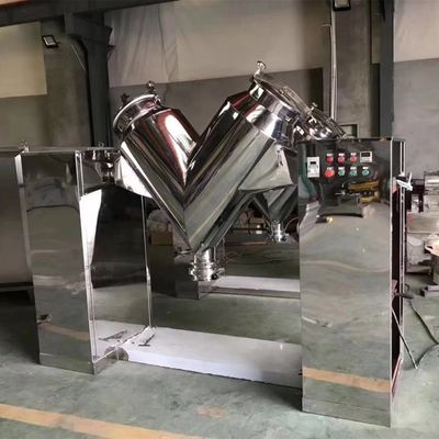 Tipo máquina de SUS304 V de mistura de tempero dos grânulo do misturador do pó