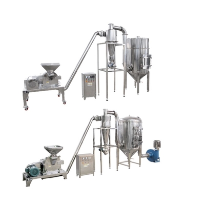Pulverizer farmacêutico da máquina de moedura do moinho de martelo dos produtos químicos 304 de aço inoxidável