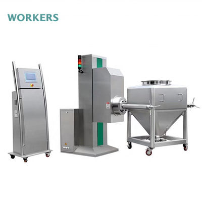 Qualidade  PLC Touch Screen 1000L Lifting Hopper IBC Bin Mixer For Nutraceuticals fábrica