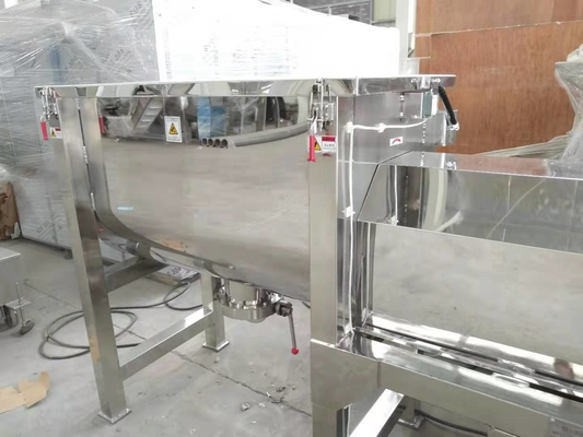 misturador de aço inoxidável da fita 22kw multifuncional para o líquido químico do pó