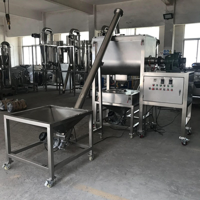 mistura detergente da especiaria da alimentação química farmacêutica do misturador da fita da hélice dobro do pó 2000L