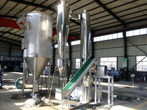 parafuso giratório de aço inoxidável do secador 25-60kg/H instantâneo que alimenta a máquina de secagem industrial