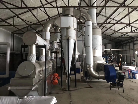 parafuso giratório de aço inoxidável do secador 25-60kg/H instantâneo que alimenta a máquina de secagem industrial