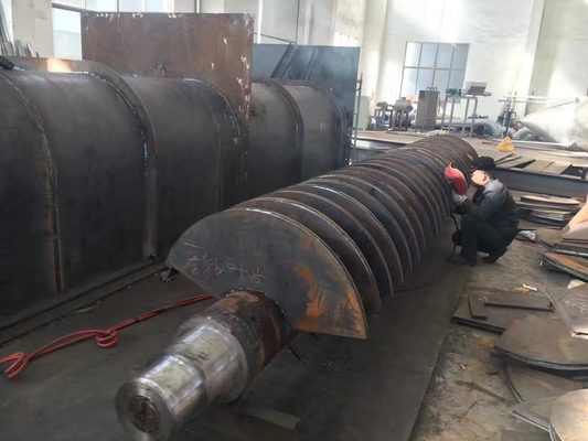 10rpm à máquina de secagem oca da lama da economia de energia do secador da pá de 25rpm 4KW