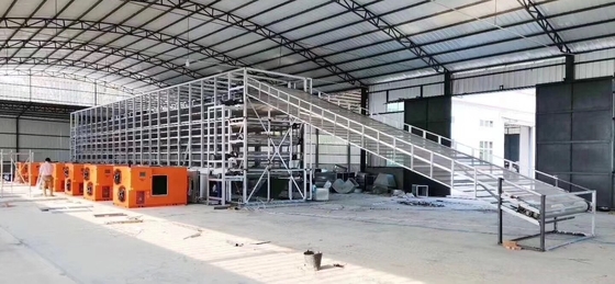 Máquina de secagem industrial contínua de circulação de ar quente do secador da correia da grande capacidade