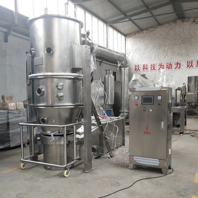 Máquina de secagem de revestimento de granulagem de secador de leito fluidizado de 304SS 420L