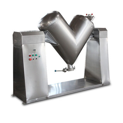 Tipo equipamento de mistura da erva V da especiaria 11KW do pó líquido molhado seco do misturador do pó