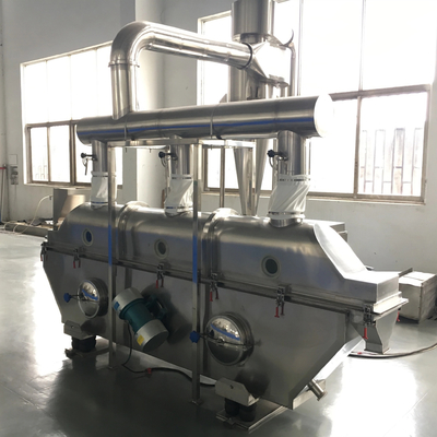 secador de leito fluidizado de vibração contínuo de 210kg/H 6.75m2 para o ácido Oxalic refinado