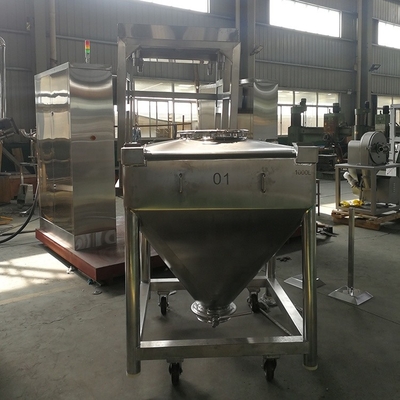 Máquina misturadora de pó de aço inoxidável 304 316L 500kg carga