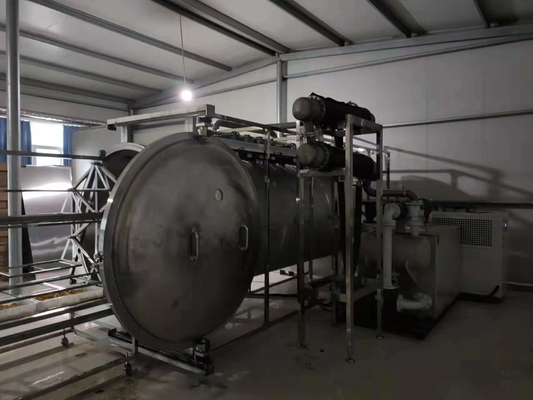 Secador 9.6kg/H do vácuo da micro-ondas de WKS ao desidratador da transformação de produtos alimentares 12kg/H