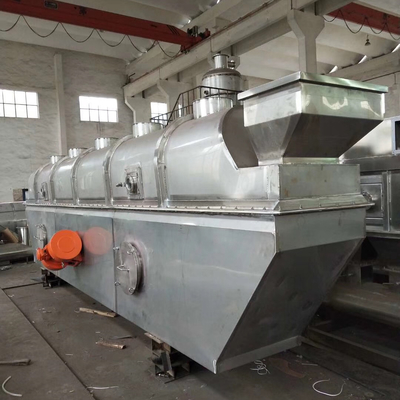 secador de leito fluidizado de vibração contínuo de 210kg/H 6.75m2 para o ácido Oxalic refinado