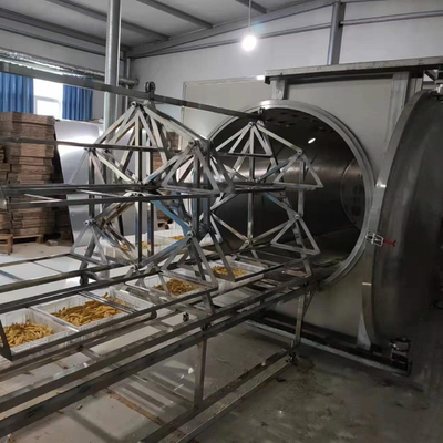 secador Tray Drying Oven industrial do vácuo da micro-ondas do fruto 2450MHz tropical
