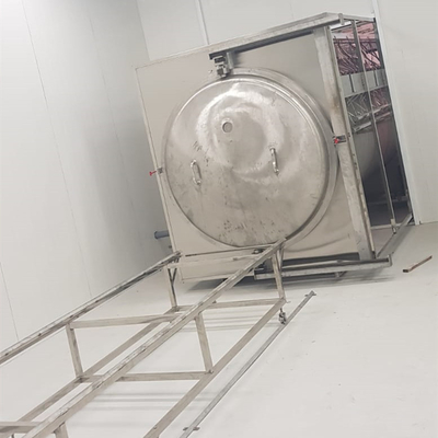 Secador 9.6kg/H do vácuo da micro-ondas de WKS ao desidratador da transformação de produtos alimentares 12kg/H