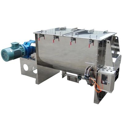 Máquina horizontal dobro de aço inoxidável do misturador do misturador 1000L da fita 11KW