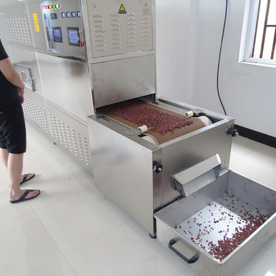 do esterilizador mais seco contínuo da micro-ondas do túnel da correia de 1000mm máquina de secagem industrial