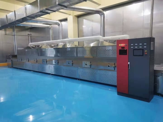 túnel Oven Industrial Drying Machine da micro-ondas do pó de 48-60kg/H Kava