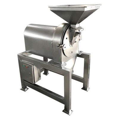 Equipamento de esmagamento e de moedura da pimenta 7.5KW preta com malha ajustável