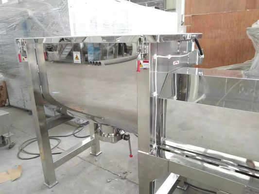 misturador de aço inoxidável da fita 22kw multifuncional para o líquido químico do pó
