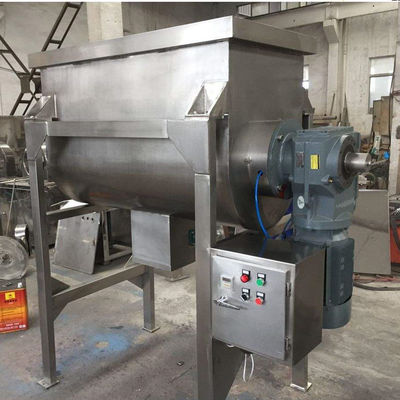 misturador de aço inoxidável da fita 22kw multifuncional para o líquido químico do pó