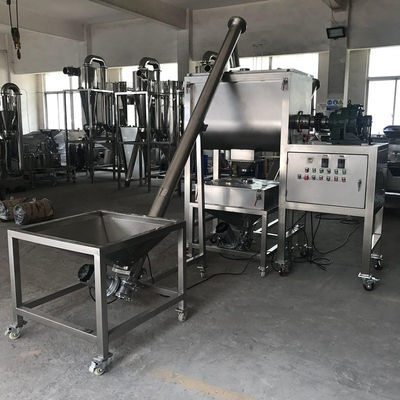 mistura detergente da especiaria da alimentação química farmacêutica do misturador da fita da hélice dobro do pó 2000L