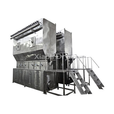 Secador de ebulição contínuo/secador de leito fluidizado do pó para produtos químicos