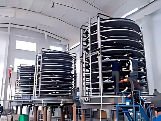 Sistema de circuito fechado do secador contínuo da placa de vácuo para recuperação solvente