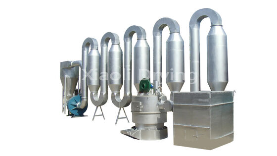 Secador instantâneo pneumático da eficiência elevada da série de QG FG para a secagem instantânea de materiais sensíveis ao calor