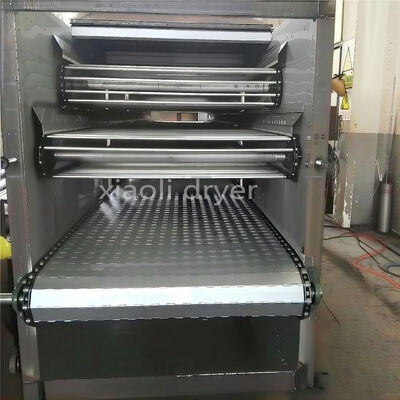 Máquina de secagem industrial confiável de alto rendimento, secador de correia contínua para alimentação de pellets de grãos