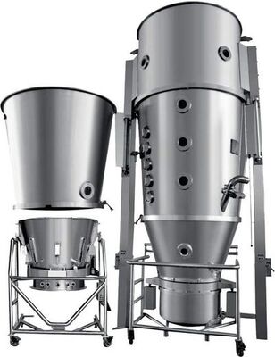 Equipamento de fabricação farmacêutico 304 do secador compatível do granulador da série FL do PBF de aço inoxidável