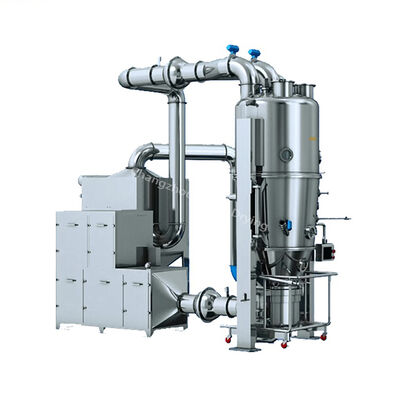 SUS304 Granulador de leito de fluido Máquina de secagem industrial de alta eficiência para processamento químico