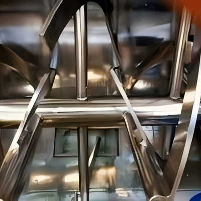 Misturador de Pó Industrial de Fita Dupla Pequena em Aço Inoxidável para Uso Laboratorial