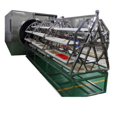 380V máquina de secagem da baixa temperatura do secador 48KW do vácuo da micro-ondas do PLC HMI