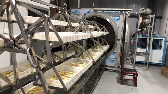 380V máquina de secagem da baixa temperatura do secador 48KW do vácuo da micro-ondas do PLC HMI