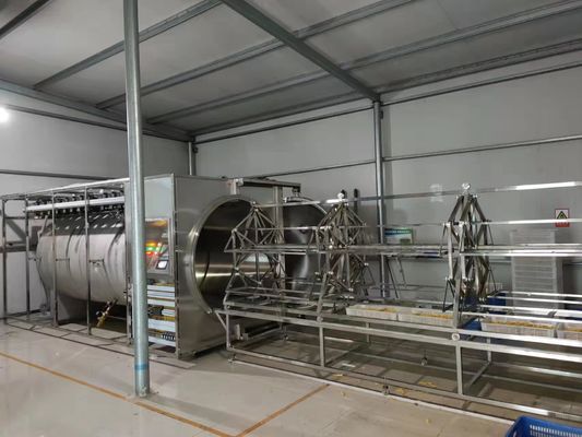 380V máquina de secagem da baixa temperatura do secador 48KW do vácuo da micro-ondas do PLC HMI