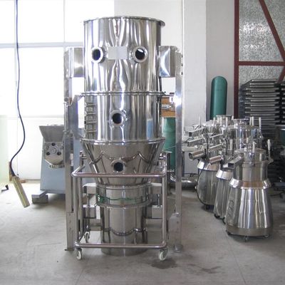 Máquina de secagem de revestimento de granulagem de secador de leito fluidizado de 304SS 420L