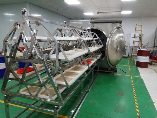 forno micro-ondas giratório do vácuo 48kw