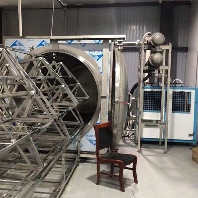 forno micro-ondas giratório do vácuo 48kw