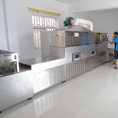 do esterilizador mais seco contínuo da micro-ondas do túnel da correia de 1000mm máquina de secagem industrial