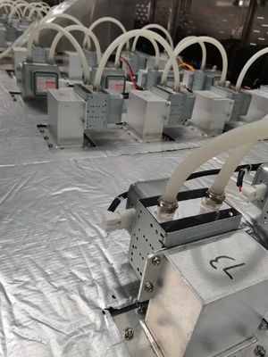túnel Oven Industrial Drying Machine da micro-ondas do pó de 48-60kg/H Kava