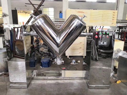 SUS304 tipo livre de poeira misturador do ácido aminado V do pó para a indústria de gêneros alimentícios