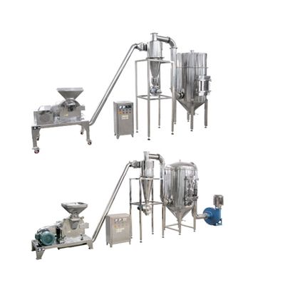Pulverizer farmacêutico da máquina de moedura do moinho de martelo dos produtos químicos 304 de aço inoxidável